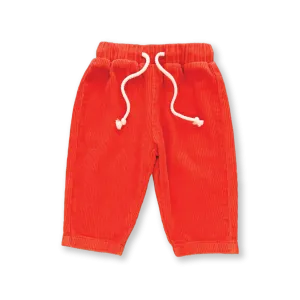 Grown Organic Cord Pant - Tomato