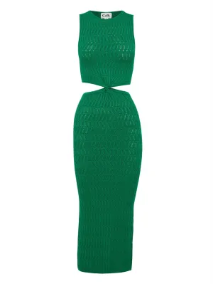 Knitted dress Calli SHARNIE, green