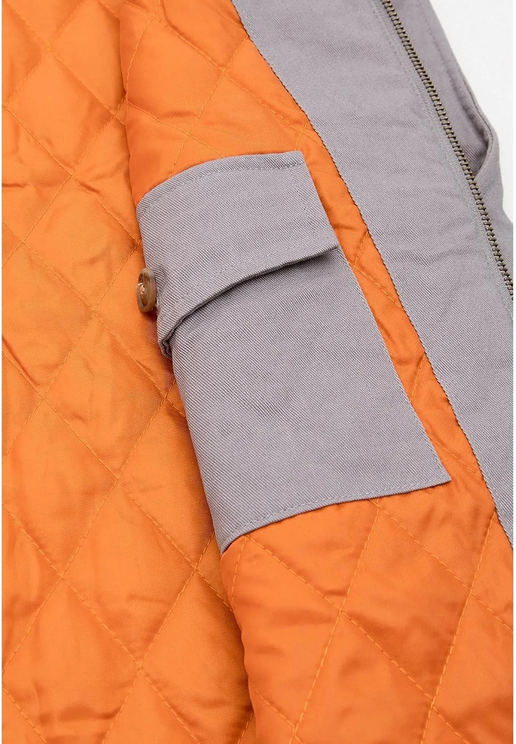 Lisskolo Men's Quilted Lined Vest Washed Canvas Winter Warm Outdoor Hunting Work Utility Travel Vest Jacket