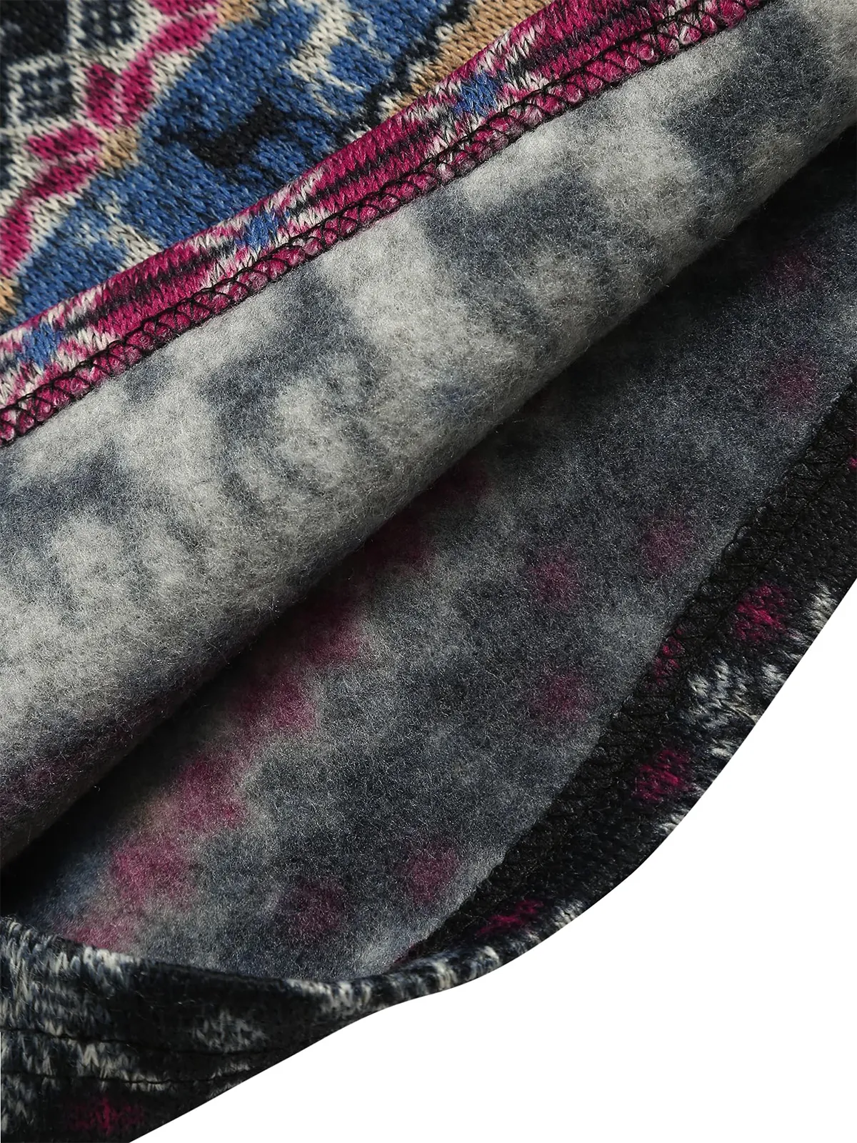 Tribal Pattern Knit Sweater