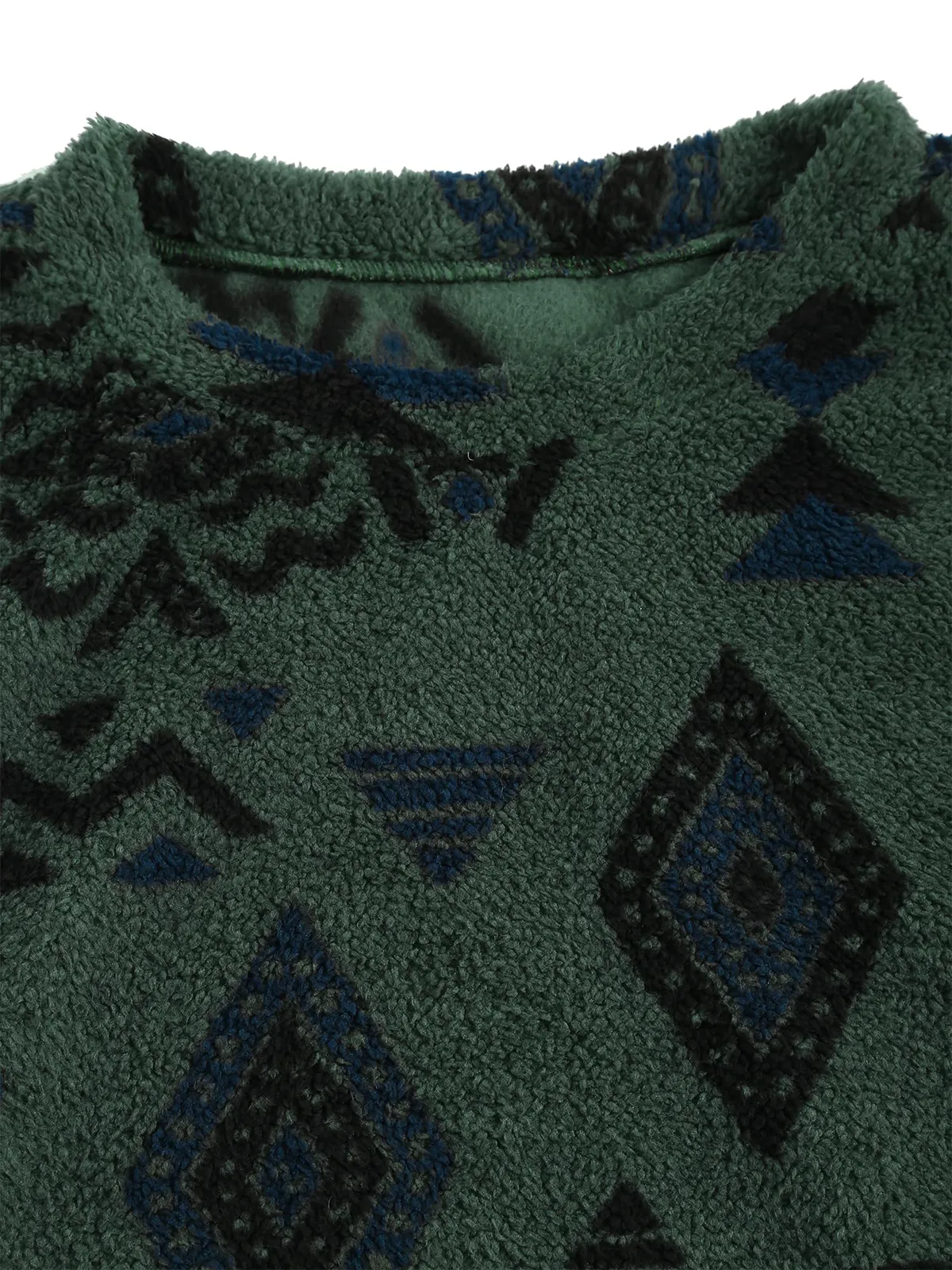 Tribal Pattern Knit Sweater