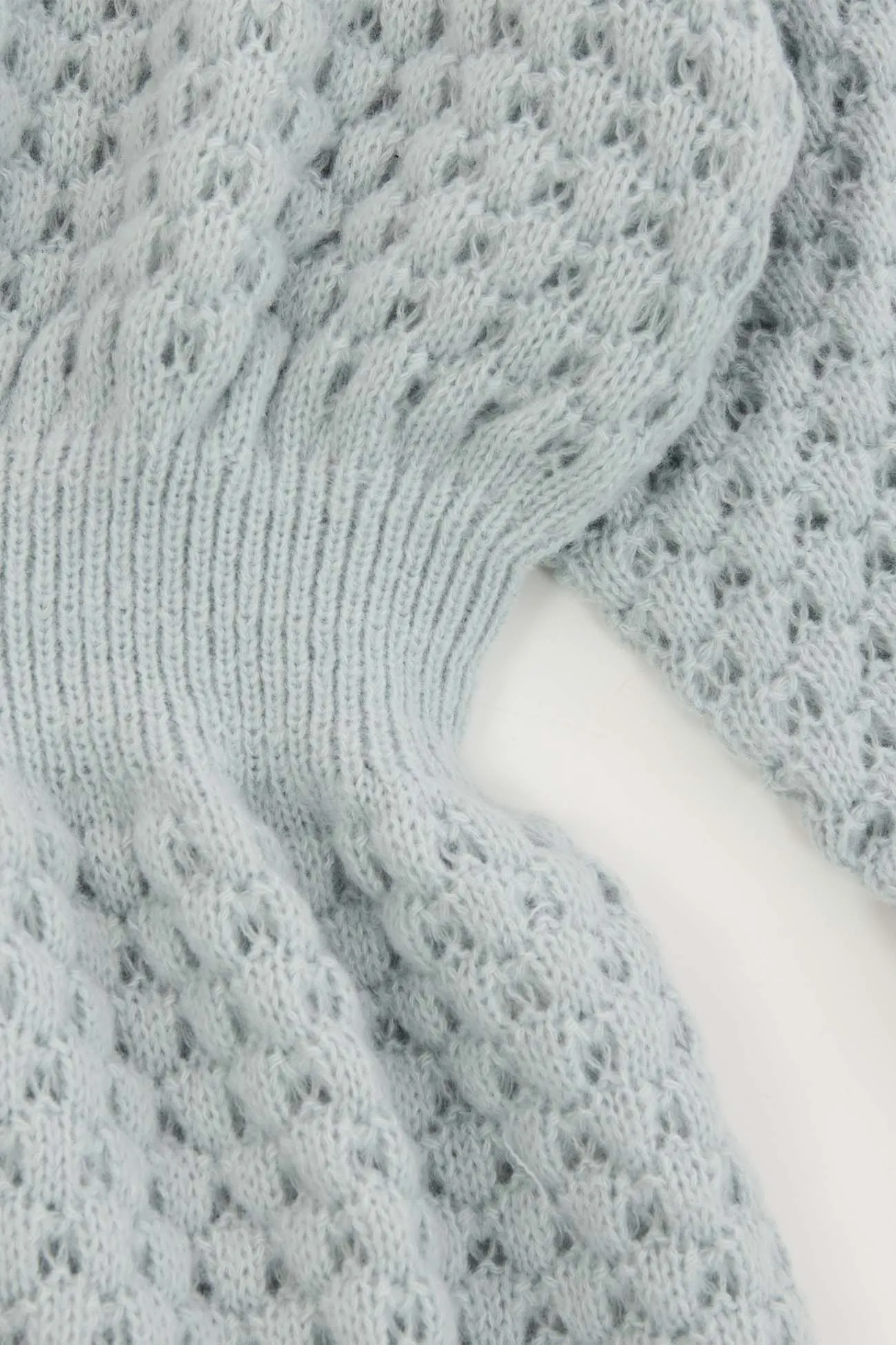 U Neck Cinched Waist Knitted Mini Dress